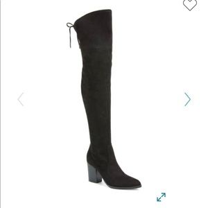 Gray Marc Fisher Thigh High boots